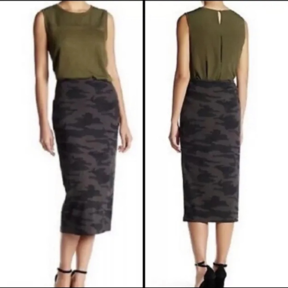 NWT Sanctuary | Midi Camo Skirt | XS